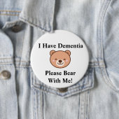 Adult "I Have Dementia" button (In situ)