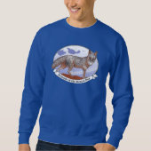 Adult Island Fox Logo Blauw / Kleur Sweatshirt (Voorkant)