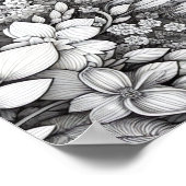 Adult Kleuring Bloemen Fairy House Poster (Hoek)