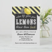 Adult Lemonade Party - Divorce Party Girls Night Kaart (Staand voorkant)