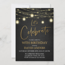 Adult Mannen40th Birthday Invitation