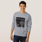 Adult Merry-kerstman Neck Sweatshirt (Voorkant volledig)