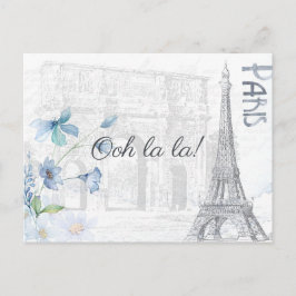 Adult Paris Op elk moment heeft iedereen foto toeg Uitnodiging Briefkaart