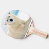 Adult polar bear large boar on the summer ice tafeltennisbatje (Zijkant)