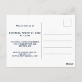 Adult Pool Party Late Summer Celebration Invitatio Briefkaart (Achterkant)