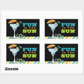 Adult Pool Party Zomerplezier in de zon Sticker (Vel)