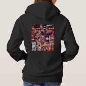Adult Pullover Hoodie – Fragmented Pulse (Achterkant)