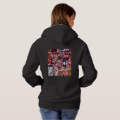 Adult Pullover Hoodie – Fragmented Pulse (Achterkant volledig)