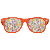 Adult Retro Party Shades Retro Zonnebril (Voorkant)