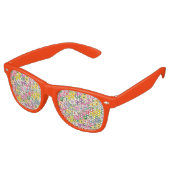 Adult Retro Party Shades Retro Zonnebril (Gekanteld)