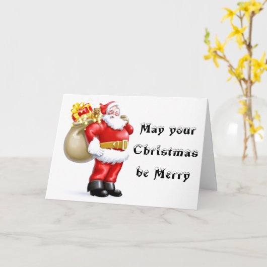 **ADULT SANTA HUMOR** FOR YOU AT CHRISTMAS KAART (Gele Bloem)