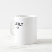 Adult Sarcasm Koffiemok (Voorkant links)