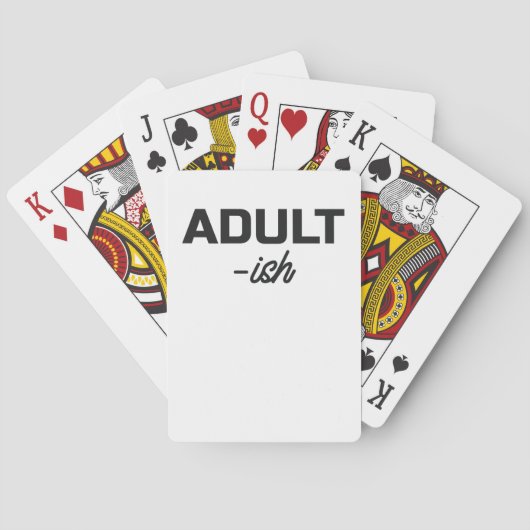 Adult Sarcasm Pokerkaarten (Achterkant)