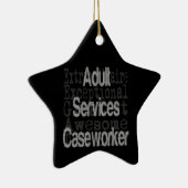 Adult Services Casewerker Extraordinaire Keramisch Ornament (Rechts)