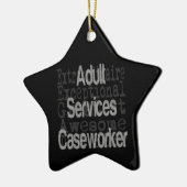 Adult Services Casewerker Extraordinaire Keramisch Ornament (Links)