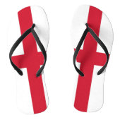 Adult Slim Straps met vlag van Engeland, Verenigd  Teenslippers (Voetbed)