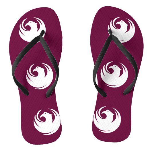 Adult Slim Straps with Flag of Phoenix City Teenslippers (Voetbed)