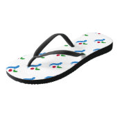 Adult Slim Straps with Flag of Seoul Teenslippers (Schuin)