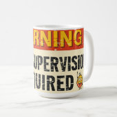 Adult Supervision Coffee Mug Koffiemok (Voorkant rechts)