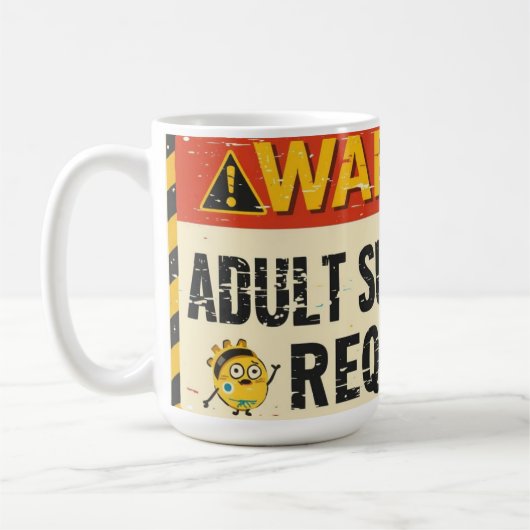 Adult Supervision Coffee Mug Koffiemok (Links)