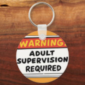  Adult Supervision Keychain (Achterkant)