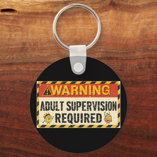  Adult Supervision Keychain (Voorkant)