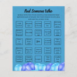 Adult Surprise Birthday Bingo Game Kaart