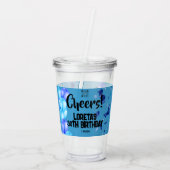 Adult Surprise Birthday Drink glas (Achterkant)