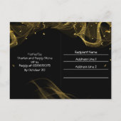 Adult Surprise Birthday Invitation Briefkaart Zwar (Achterkant)