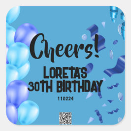 Adult Surprise Birthday Stickers