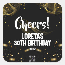 Adult Surprise Birthday Stickers