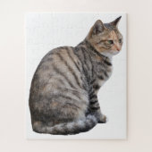 Adult Tabby Cat Legpuzzel (Verticaal)