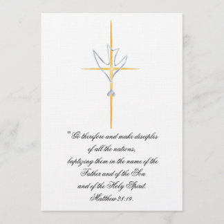 Adult/Teen Baptismal Uitnodiging