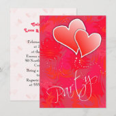 Adult Valentijnsdag Party Invitation Kaart (Voorkant / Achterkant)