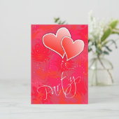 Adult Valentijnsdag Party Invitation Kaart (Staand voorkant)