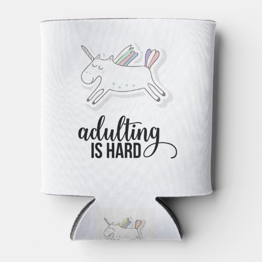 Adulteren is moeilijk grappig blikjeskoeler (Voorkant)