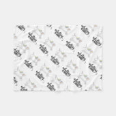 Adulteren is moeilijk grappig fleece deken (Voorkant (Horizontaal))