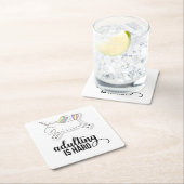 Adulteren is moeilijk grappig kartonnen onderzetters (Insitu)