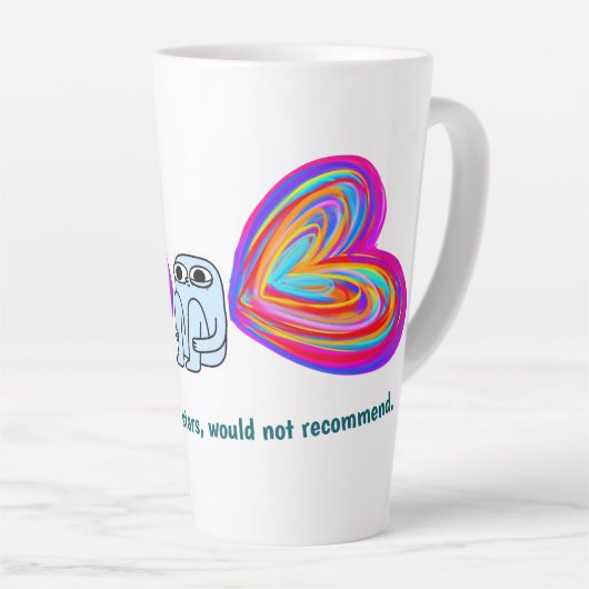 Adulthood: zero stars (Latte Mugs) Latte Mok (Rechterhoek)
