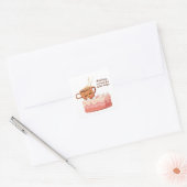 Adulting Is Hard Cake Sticker - Funny Millennial (Envelop)