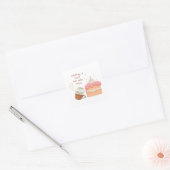 Adulting Is Hard Cake Sticker - Funny Millennial (Envelop)