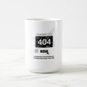 Adulting Motivation: Error 404 T-Shirt, Mug, & Leg Koffiemok (Center)