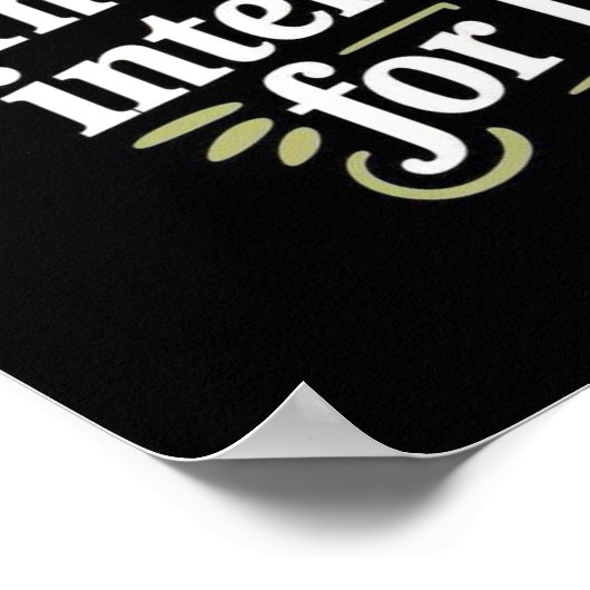 Adulting: The unpaid internship for life. Poster (Hoek)