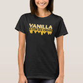 Adults Vanilla Is For Ice Cream  Upside Down Pinea T-shirt (Voorkant)