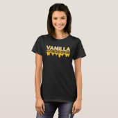 Adults Vanilla Is For Ice Cream  Upside Down Pinea T-shirt (Voorkant volledig)
