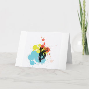 Adv die Colorfull berijden Kaart