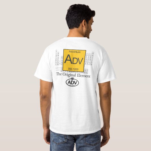 Adv - het originele element t-shirt (Achterkant volledig)