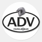 ADV-Sticker! Ronde Sticker (Voorkant)