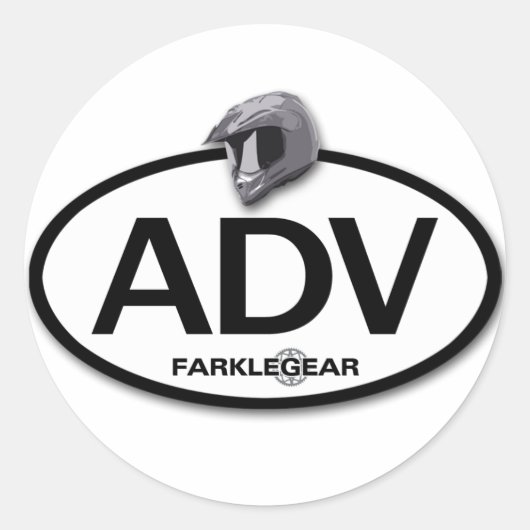 ADV-Sticker! Ronde Sticker (Voorkant)
