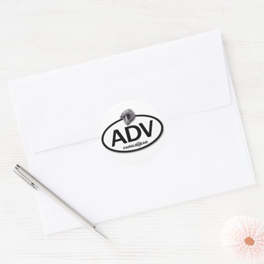 ADV-Sticker! Ronde Sticker (Envelop)